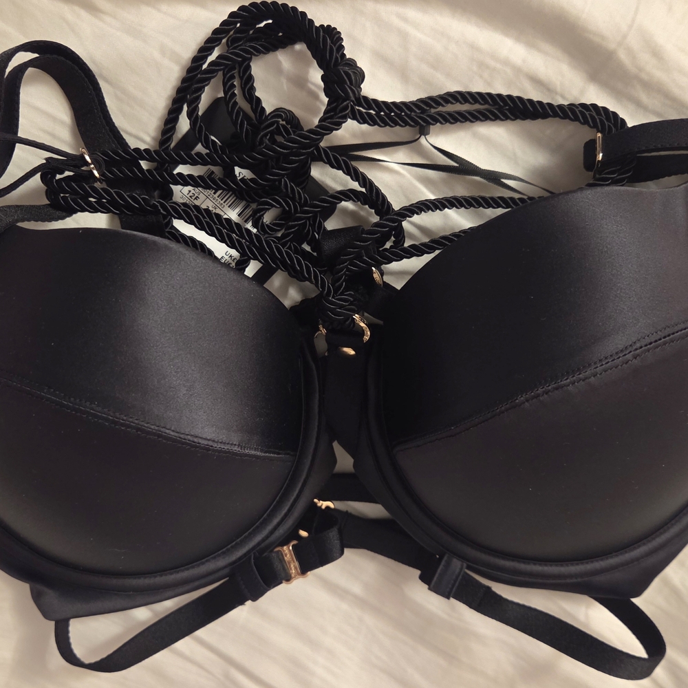 Honey Birdette Shibari Black Bra Size 34G - Picture 4 of 8